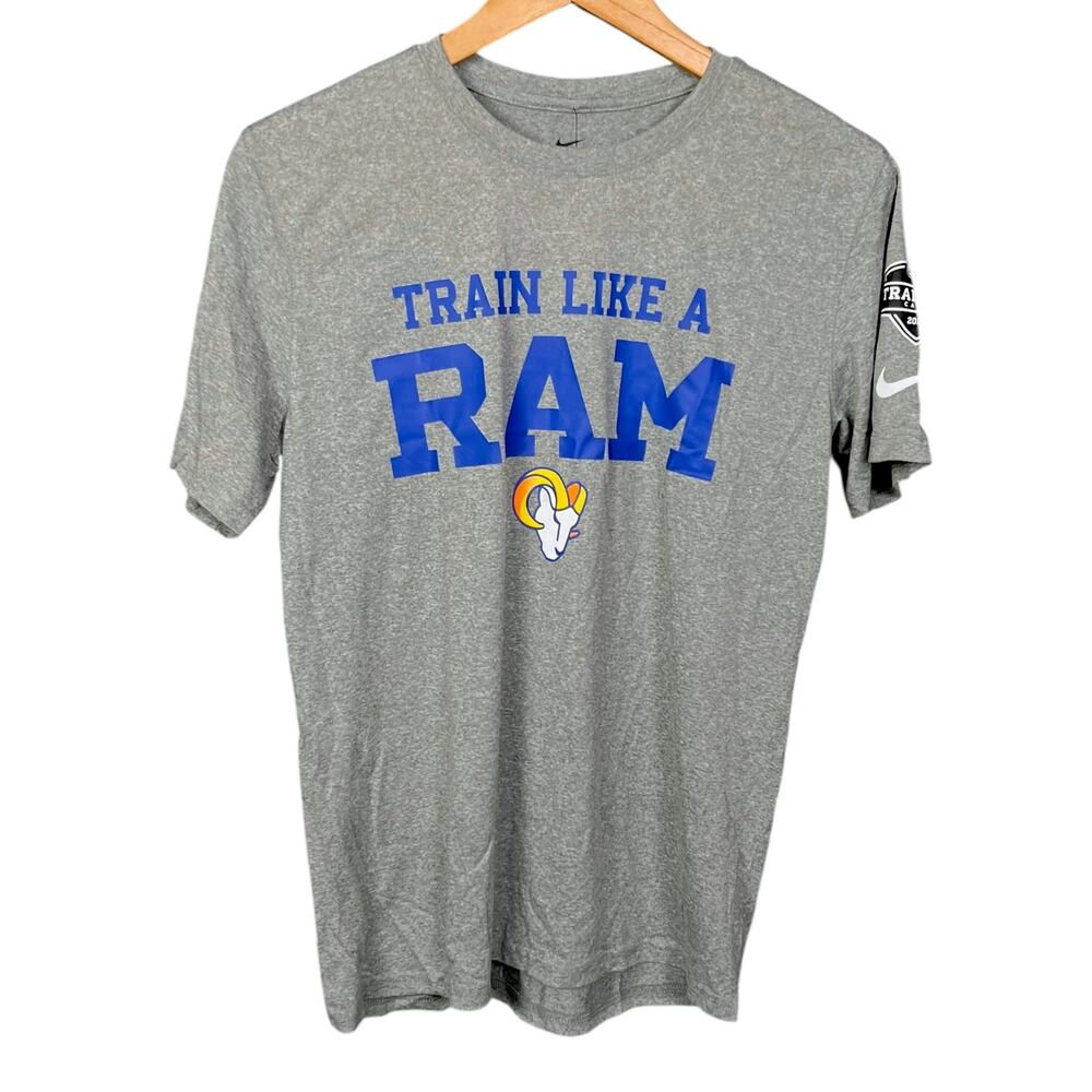 NWT Men's LA Rams Training Day 2024 Dri-Fit Workout Shirt - Size M - $40 Retail